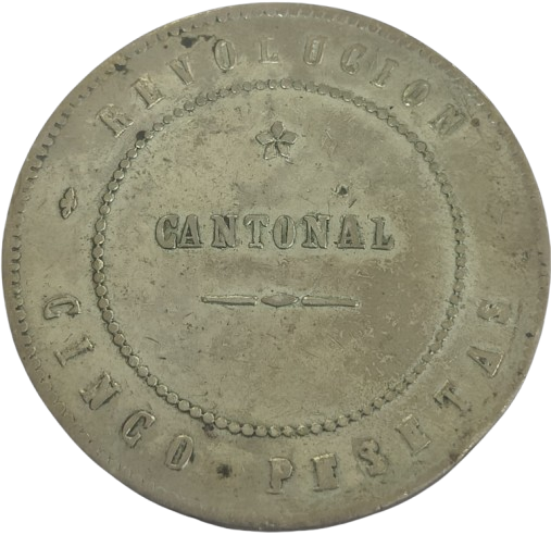 5 Pesetas Revolucion Cantonal