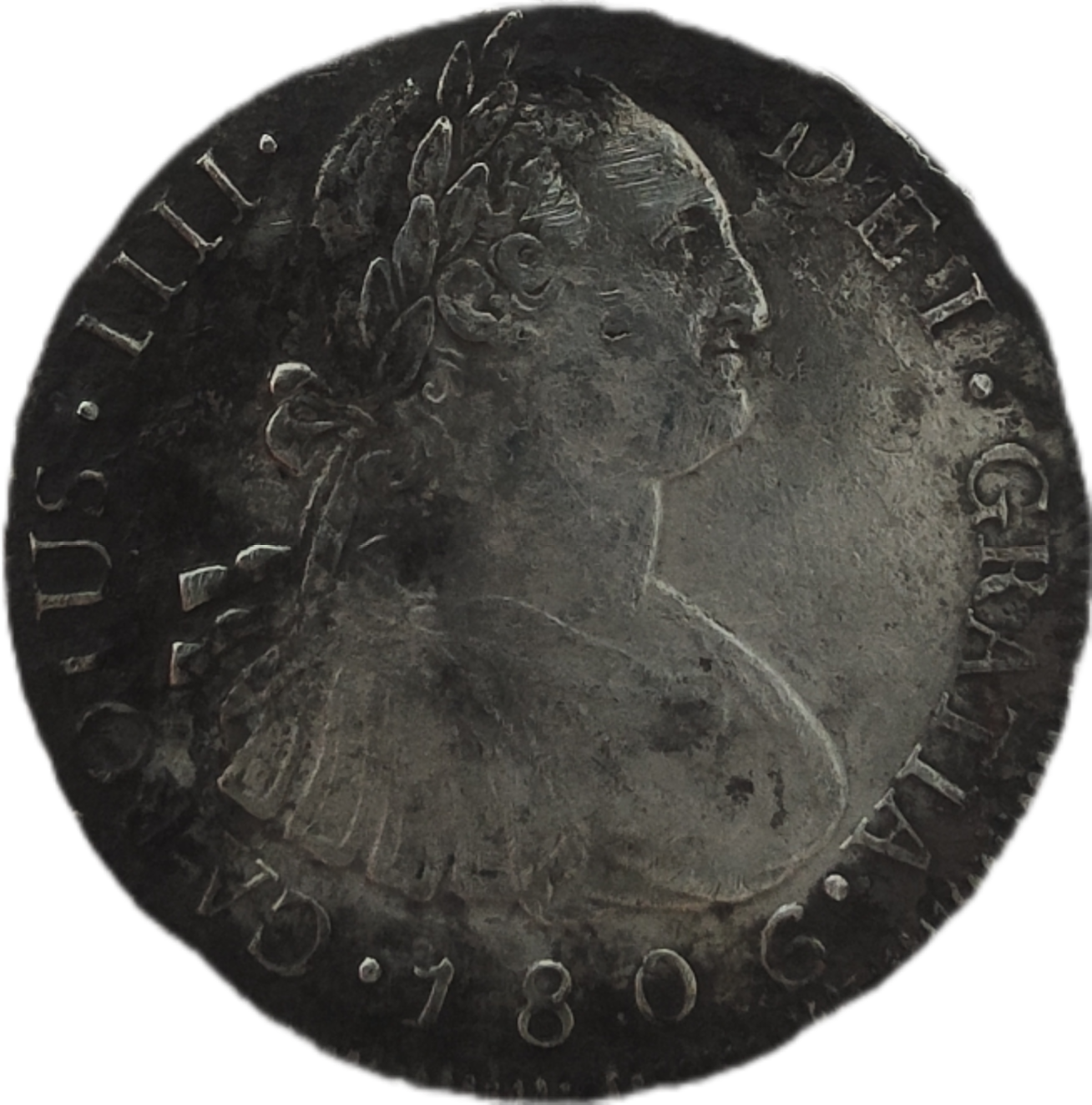 8 Reales Carlos IV 1806 Nueva Guatemala