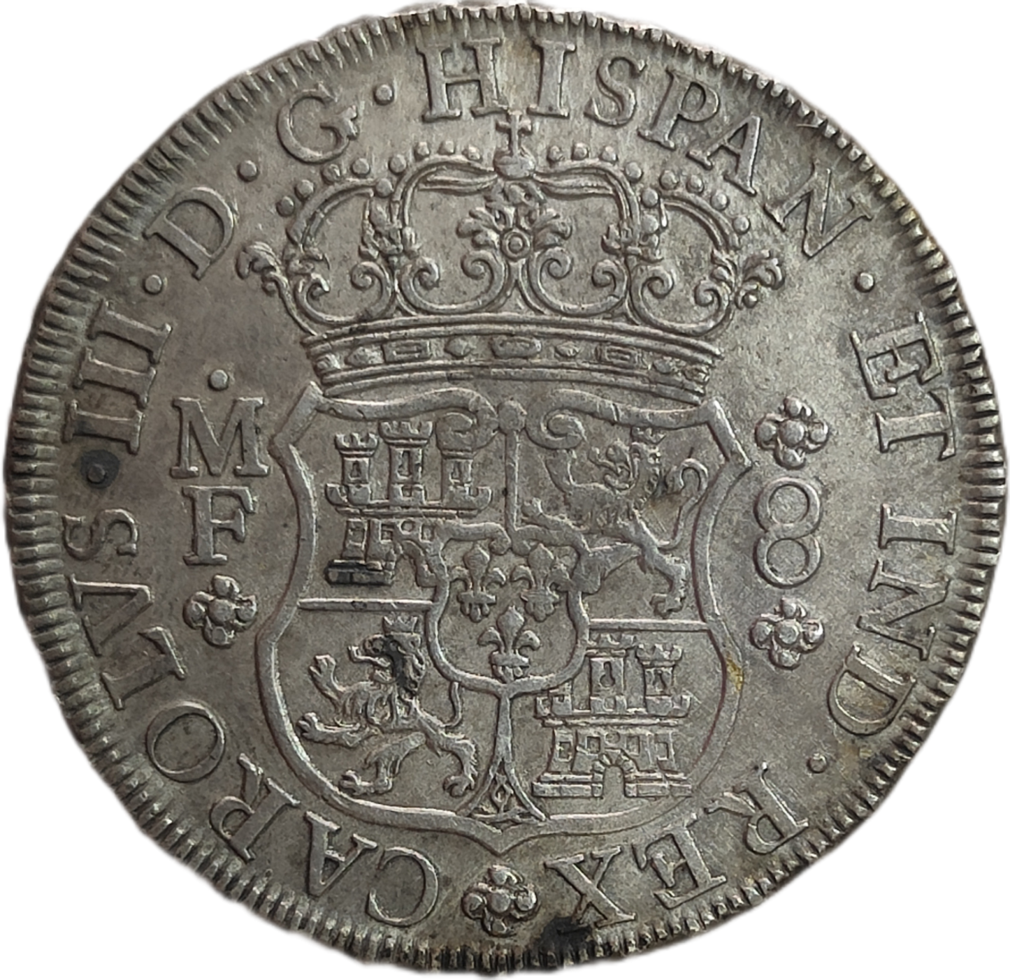 8 Reales Carlos III 1764 México