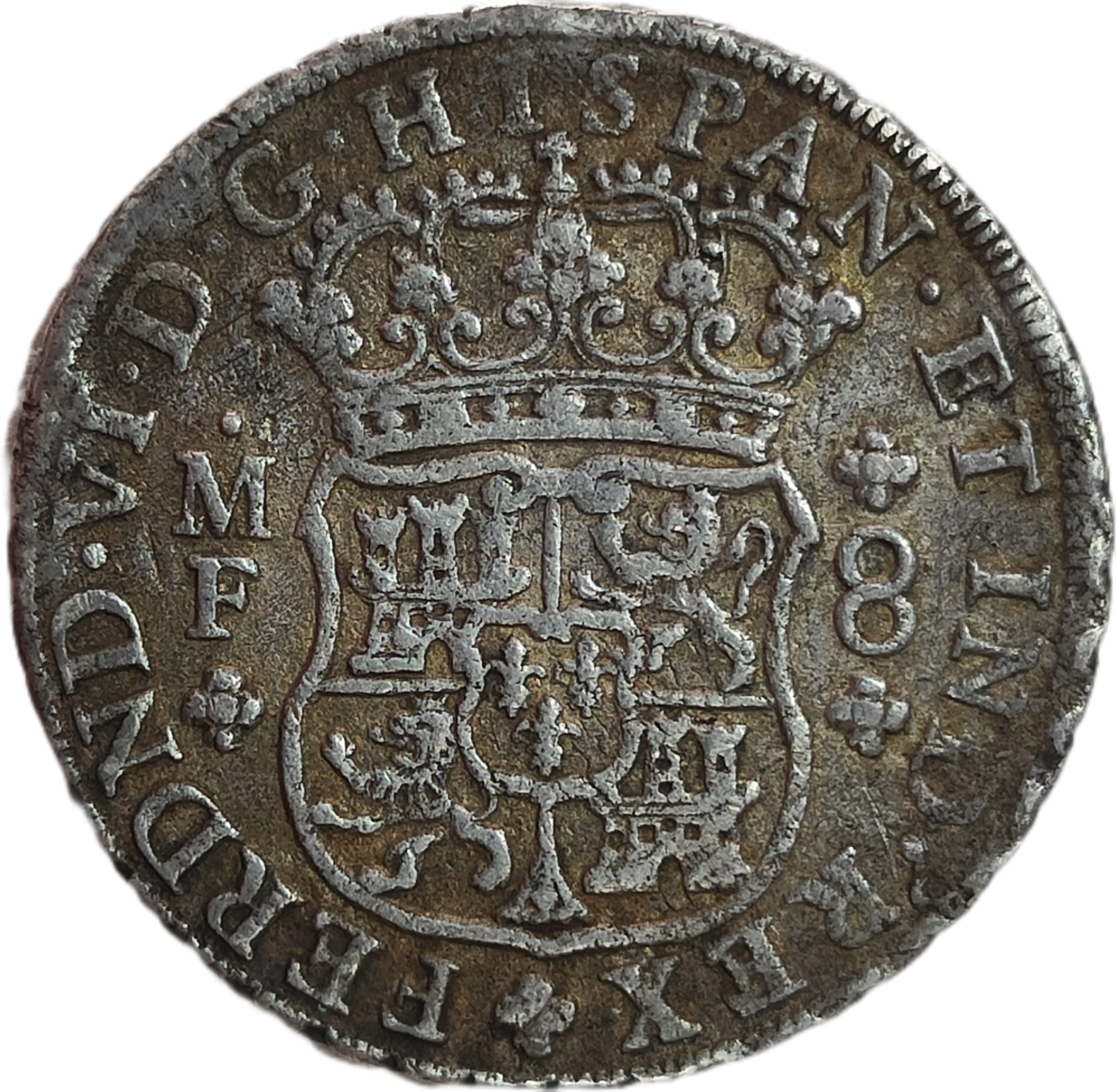 8 Reales Fernando VI 1753 México