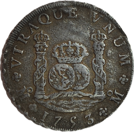 8 Reales Fernando VI 1753 México